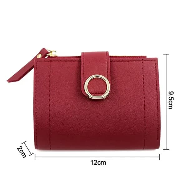 Dame kort pung dame clutch taske SORT sort