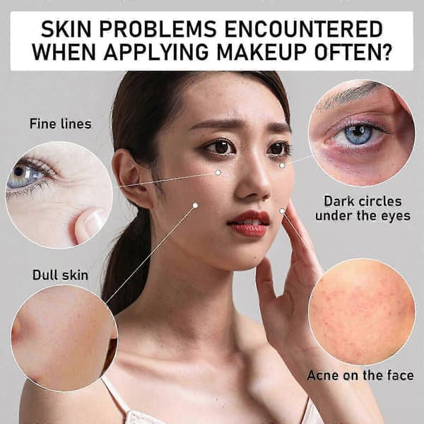 Lett Naturlig Skjønnhetskrem - Langvarig Air Cushion CC Cream for Feilfri Hud
