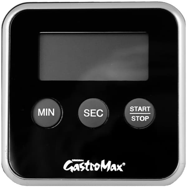 Køkkentimer 8 cm Gastromax Svart black