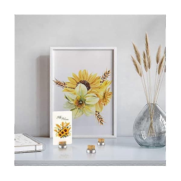 12-pak blomsterfrøholder, Kenzans runde blomsterarrangører mini blomsterfrøstift, 2,3 cm blomst