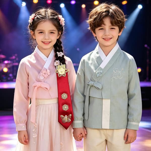 Korealainen Hanbok-panta hiusasuste perinteinen -