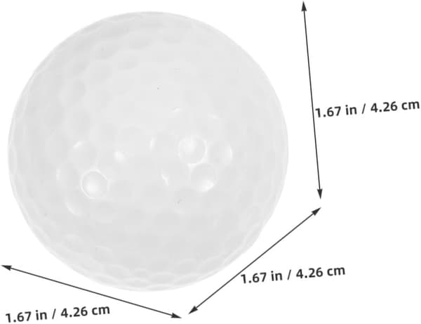 3 stk golfbolde bløde træningsbolde høj elasticitet langtidsholdbare til indendørs udendørs golf Praxis mænds kvinder -