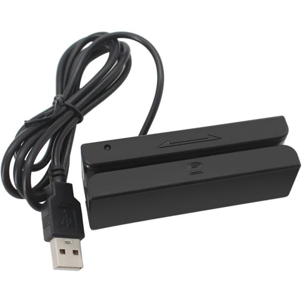 MSR90 USB Magnetkortleser 3-spors Magnetkortleser Mini Swiper for USB PC