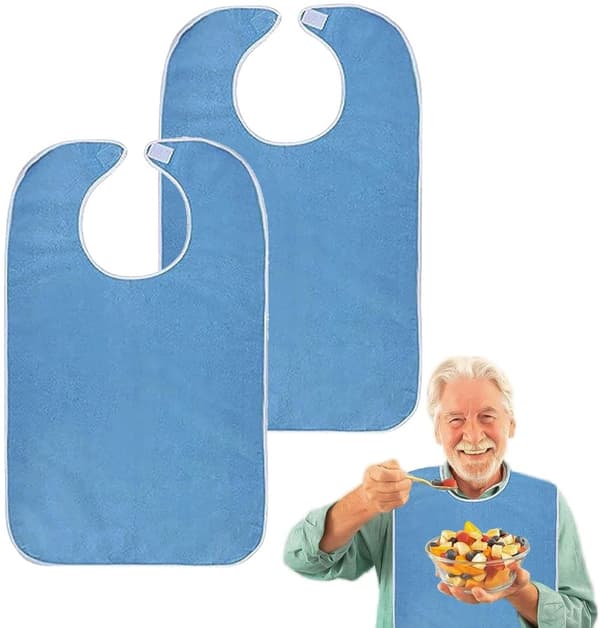 ING Hagesmække til voksne, vaskbare og genanvendelige, sæt med 2, blå, 75 × 45 cm