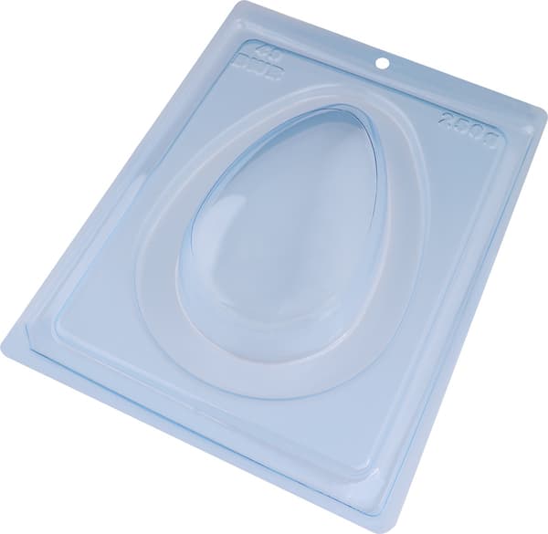 Pralinform Egg 250g - BWB 49 - Spesiell 3-delt form Transparent transparent