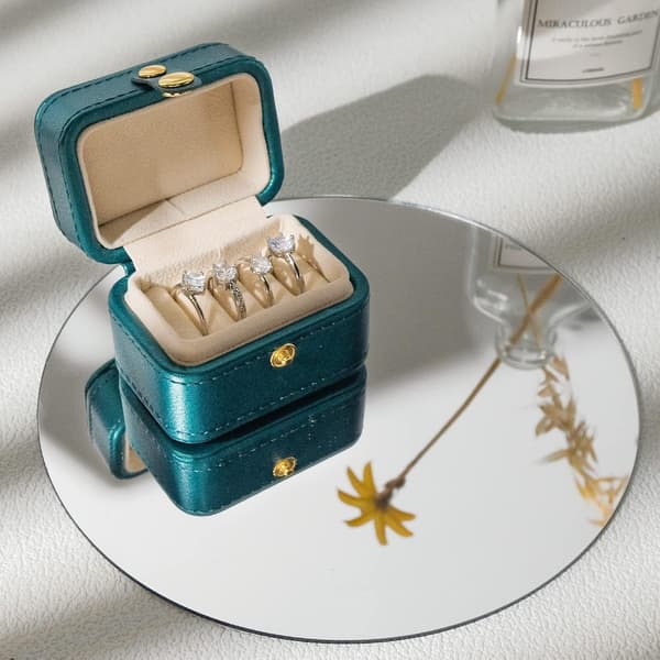 Ring Organizer Box - Premium Håndlavet Smykkeopbevaring