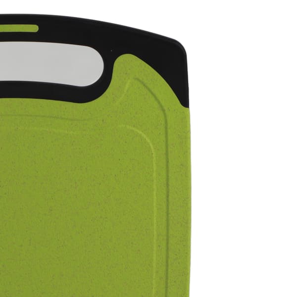 Wheat Straw Cutting Board, Green, Non-Slip, Overflow Protection, Edge Design, Healthy Chopping for the Kitchen