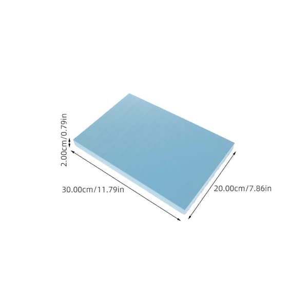 Foam Board Diorama Foam Model Building Material for DIY Projects Sky Blue 11.8×7.9×0.8 inch Crafts 5 Pcs [DB]