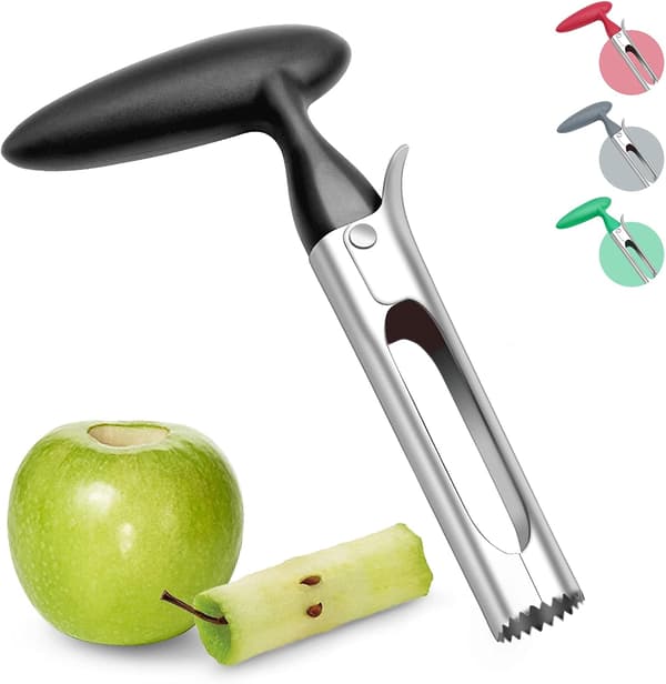 Apple Corer, Apple Corer with ABS Handle and Serrated Stainless S