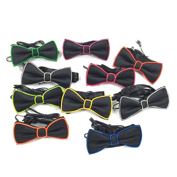 Ocean (Blå) LED-belyst Sløyfe med Neonlys, Unisex, Tre Blinkemoduser