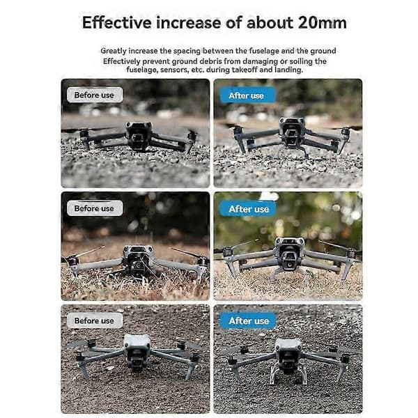 Landing Gear for DJI AIR 3S AIR 3 Drone Foldable Legs Height Extender Raising Bracket Drone Accessories