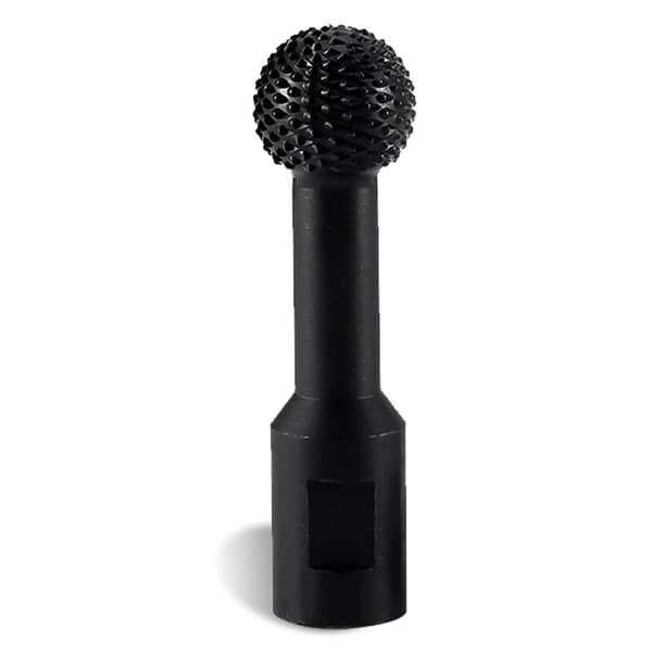Kuleformet meisel med sfæriske pinner, tilbehør for trebearbeiding, 115/125 vinkelsliperhode, 25 mm