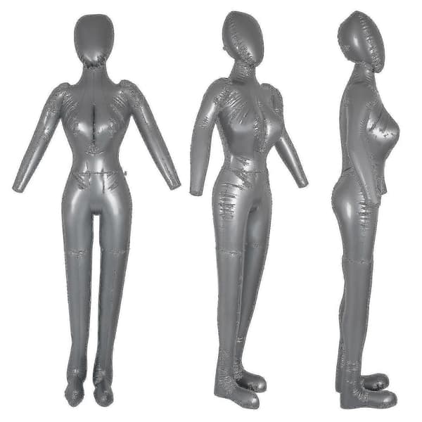 Oppustelig Fuld Kropsmodel Kvindelig Med Arm Dame Mannequin Udstillingsvindue Rekvisit