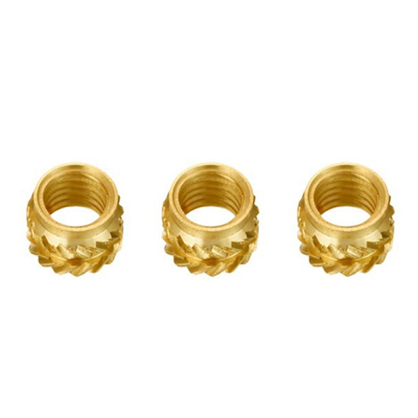 200 pcs M3 Brass Knurled Thread Heat Resistant Insert Embedded Nut, M3X5X4, for 3D Printer Voron 2.4 etc.