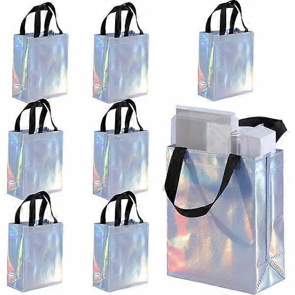 Rainbow gift bag, durable and eco-friendly, 10 medium sizes, birthday and festival gift bag