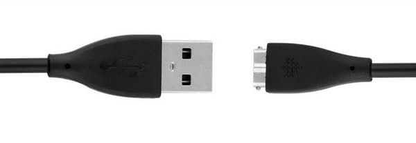 Fitbit Charge HR kompatibel USB-ladekabel (28 cm) - Svart