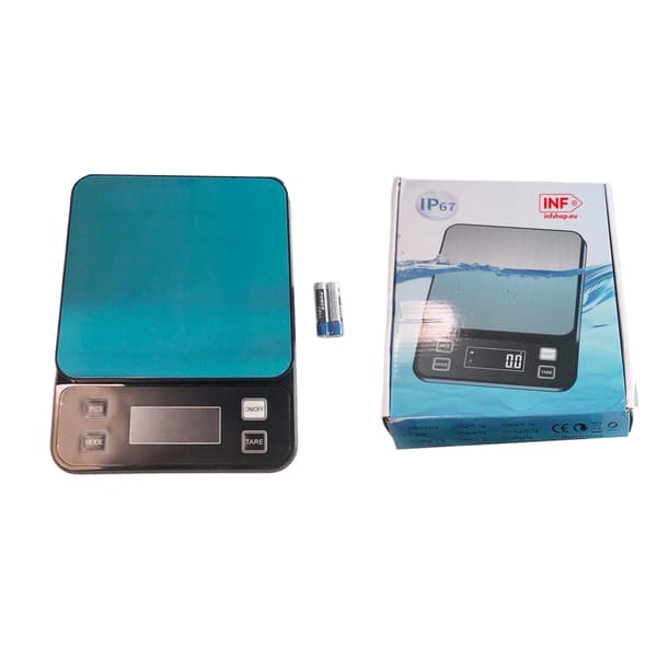Digital Kitchen Scale - Waterproof & Accurate 10kg/0.1g 622