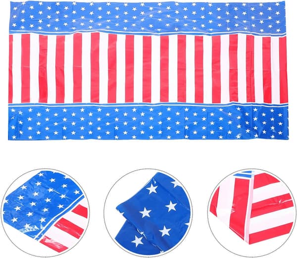 Independence Day, Memorial Day Tablecloth, 54x108inch Tablecloth