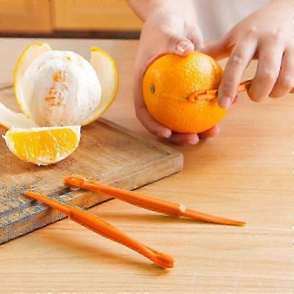 Orange Peeler Set Orange Peeler Set Easy Open Citrus Lemon Citrus Peel Cutter Vegetable Grater Fruit Tool Kitchen Utensils (5-pack)