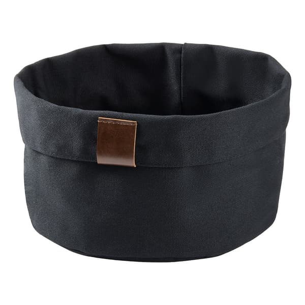 Brødkurv Brooke 21 x 16 cm Bomull Svart black