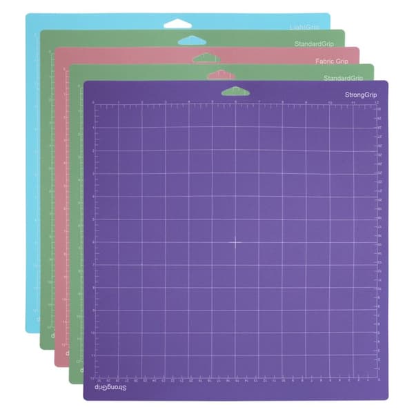5-pak skæremåtter til Maker 3/Maker/Explore 3/Air 2/Air/One (12x12 tommer) Quiltede Cricket-måtter