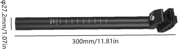 Adjustable Bicycle Seatpost, Shock-Absorbing Aluminum Alloy Seatpost