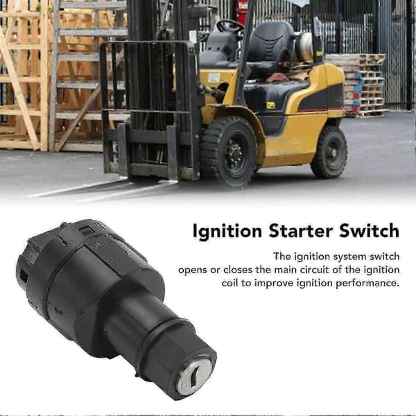 Ignition Lock 57590 23342 71 Stable Robust Efficient Ignition Starter Lock with 2 Keys for Forklift 7 8 Series [DB]