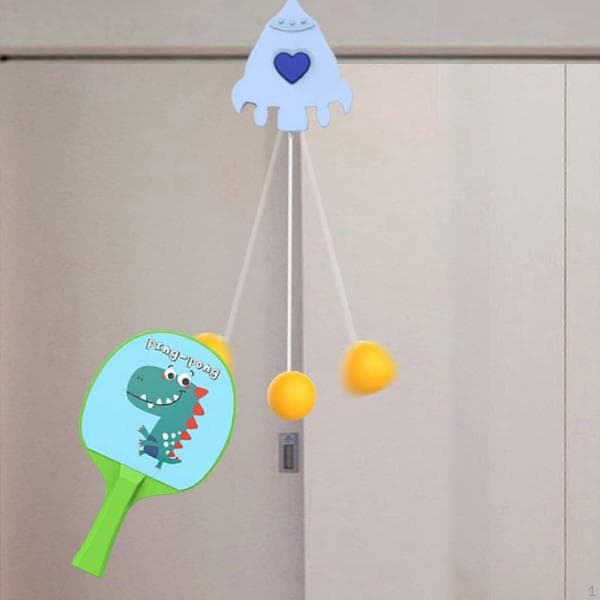 Practical and Beautiful Hanging Table Tennis Trainer for Self-Training for Door Frame, No Need to Practice with Racket