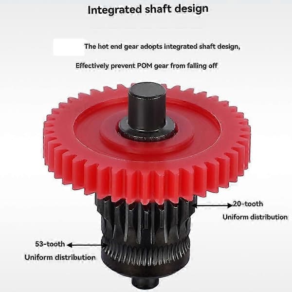 Coated Steel Sprite Extruder Gear compatible with Ender3 S1, -5, -10 Smart Pro 3D Printer Hardened Metal Access