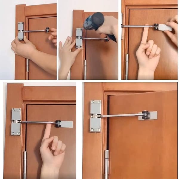 Door Closer, Automatic Spring Closer, Adjustable Steel Door Closer