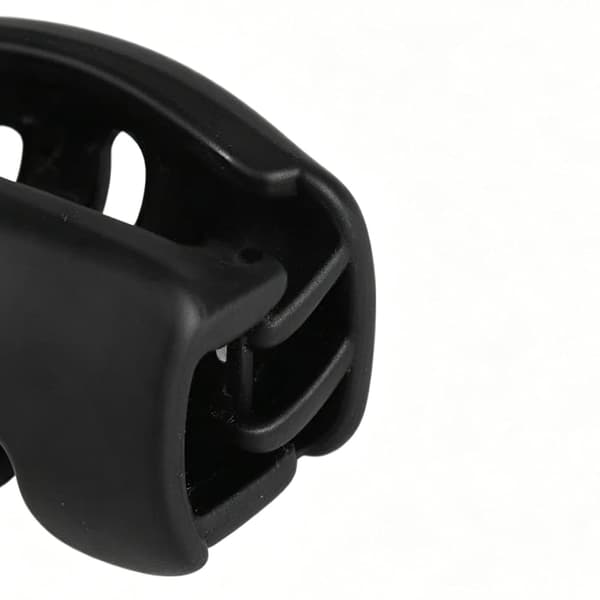 bananer-hårklemme, retro-styling-tilbehør, skridsikker, uden brud sort - Schwarz