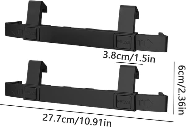Minifeste for satellittkjøretøy, sterk adapter svart - Schwarz