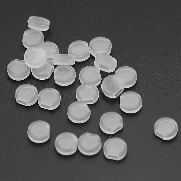 100 stk. Clip-on Øreringe Pads Silikone Clip Øreringe Pads Komfortable Øreringe Puder