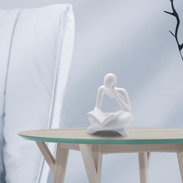 Modern Reader Statue Mini Ornament Home Decor Human Figure