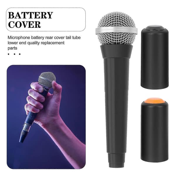 3 st mikrofonbatteriluckor Mic batteriskruvlock kompatibla för Shure Pgx2/slx2/pg58/sm58/beta58 [DB]