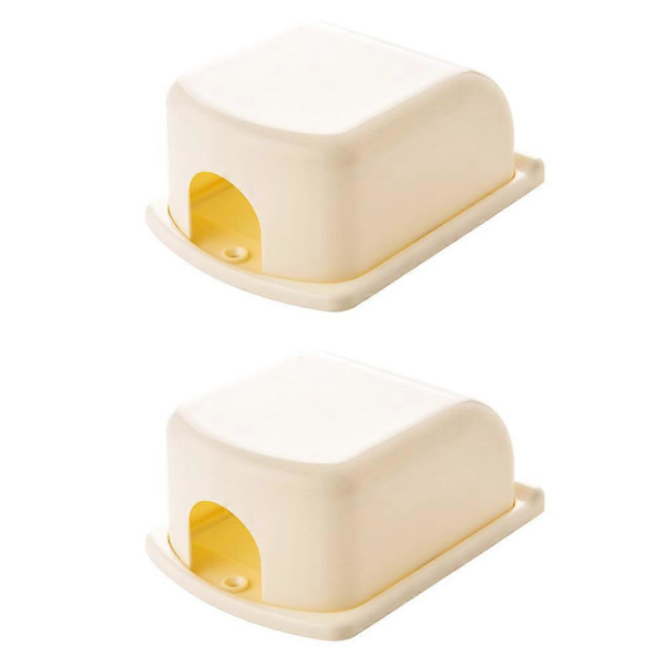 2 pcs Socket Cover Childproof Safety Cover Simple Protection