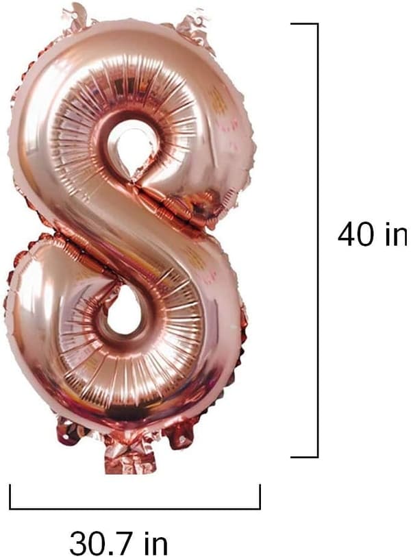 18-årsjubileumsdekorasjon, festballonger 18 år nummer B