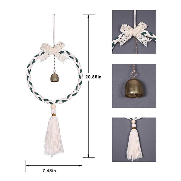 Butterfly Clock, Clock, Wind Chime, Wall Decoration, Tassel Pendant, Bohemian Decoration B