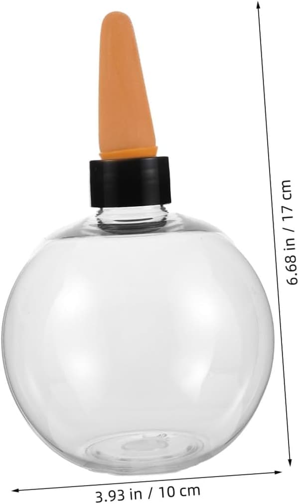 Automatiske vandingskugler 4 stk. 500 ml af plastik og keramik -