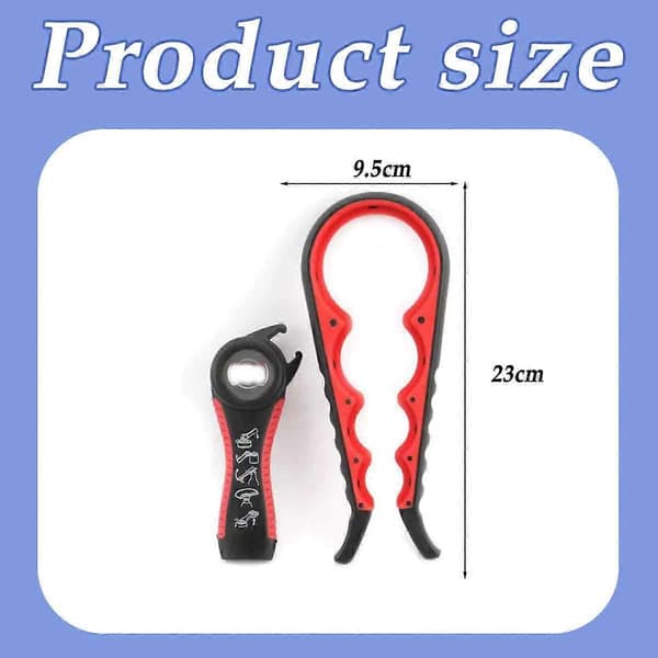 Ølåpner, flaskeåpner, multifunksjonell