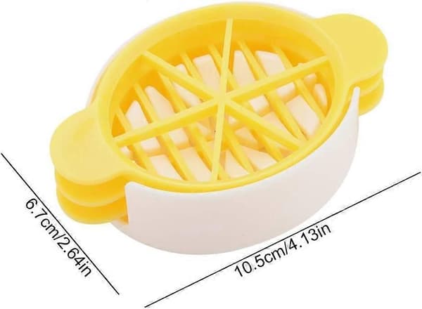 Egg Slicer, 3 in 1 Boiled Egg Slicer Egg Chopper Canned Egg Slicer Home Restaurant Kitchen Utensils