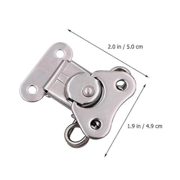 Spring Twist Lock Wooden Box Butterflies Latch Toolbox Toggle Latch Hasp