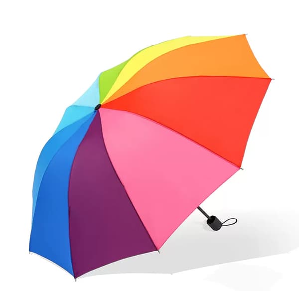 Fiberglass Automatic Open and Close Folding Umbrella, 10 Ribs