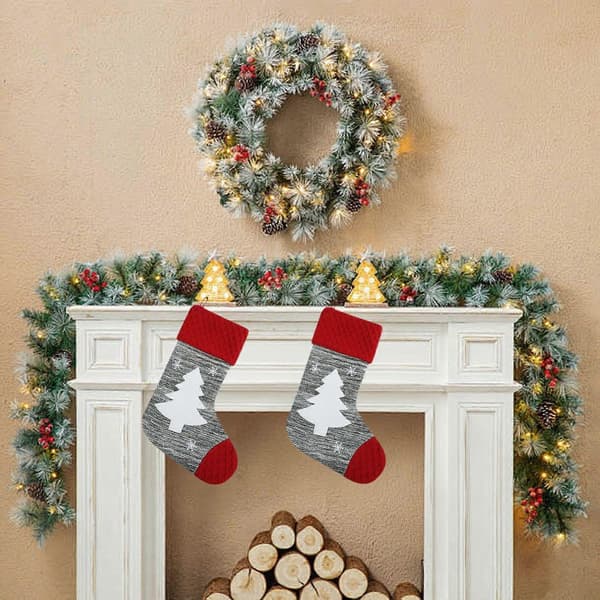 Julepynt Julegave Julepynt Slikstrømper Broderede Gamle Mand Julestrømper Julebørnegavestrømper Gavepose