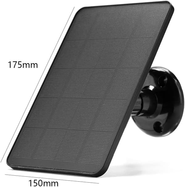 4W 5V Micro USB Solar Charger - Waterproof Portable Monocrystalline
