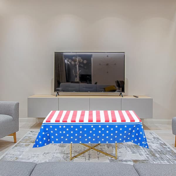 Independence Day, Memorial Day Tablecloth, 54x108inch Tablecloth