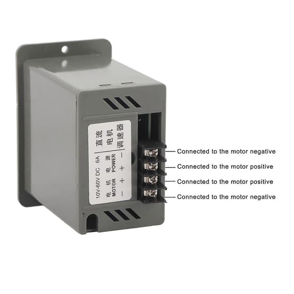 DC Motor Speed Controller Governor Control Switch CW/CCW 12V/24V/36V/48V 6A