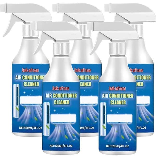 Air Conditioner Cleaner Multifunctional Foam Spray Flush Condenser Strong Cleaning Dust Mold Microbial Removal Spray (5 Pcs)