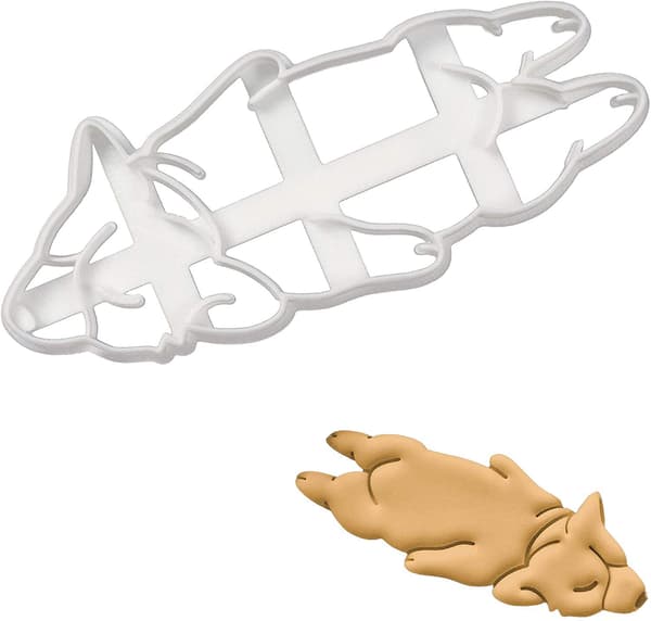 3-delt hvid plastform til kager med tegneseriefigur