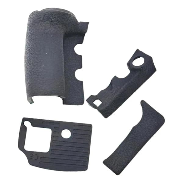 [EN] 4 Pcs Camera Body Rubber Protective Grip Bottom Rear Thumb Side for Nikon D810